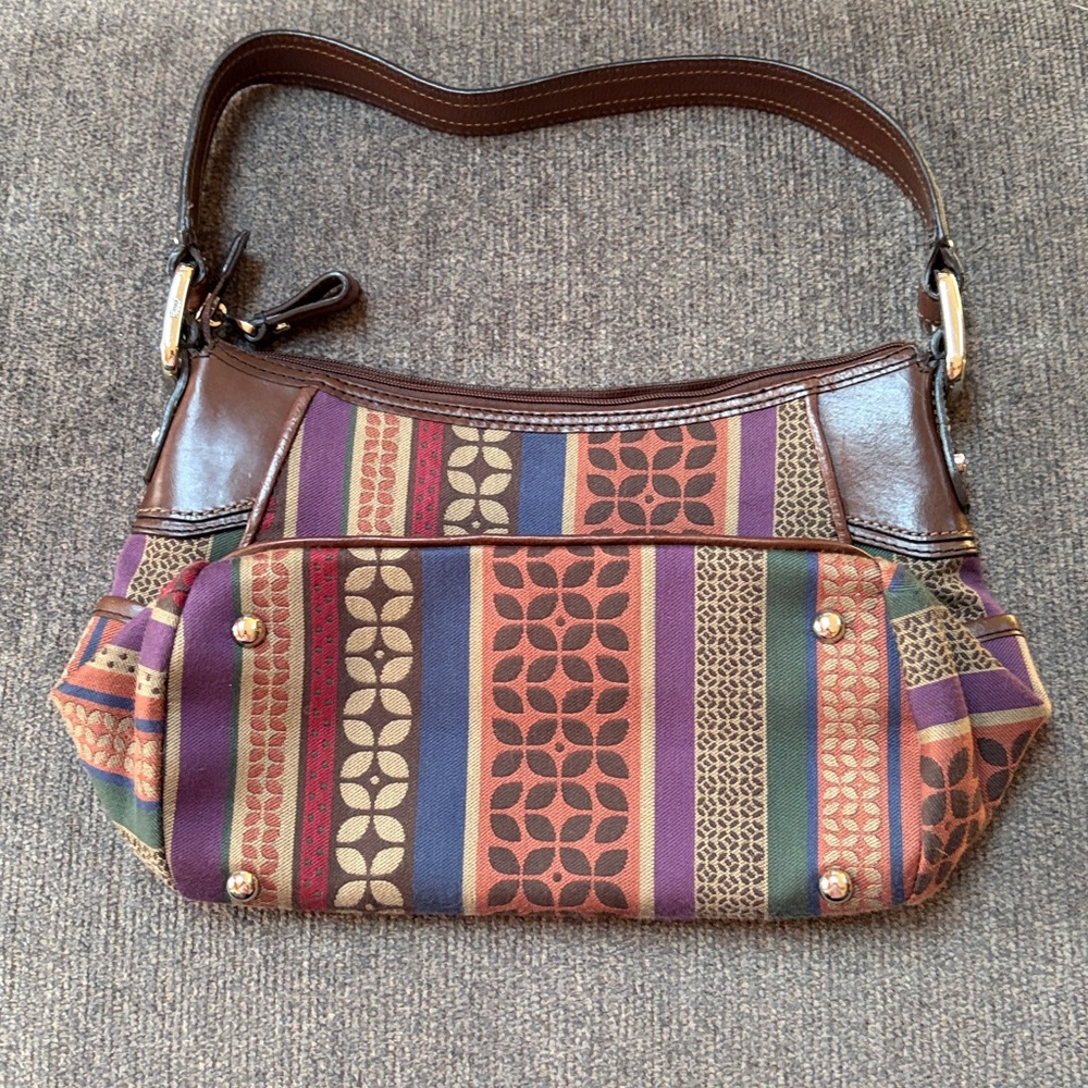 Fossil Multicolor Patterned Shoulder Bag - Picture 3 of 10